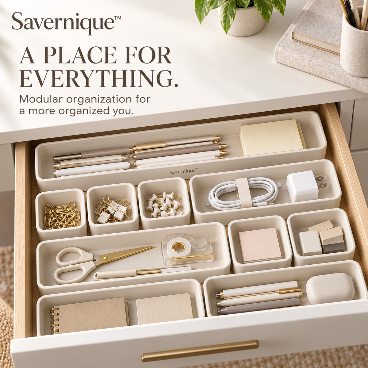 Savernique™ Drawer Organizer Set