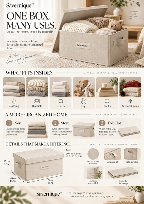 Savernique™ Foldable Storage Box