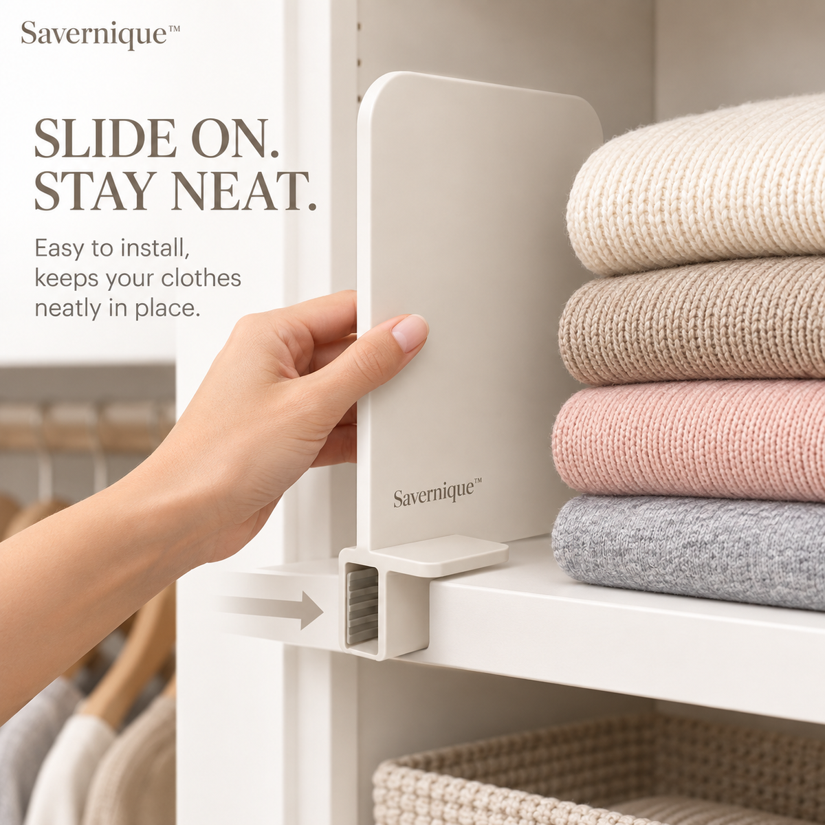 Savernique™ Closet Divider