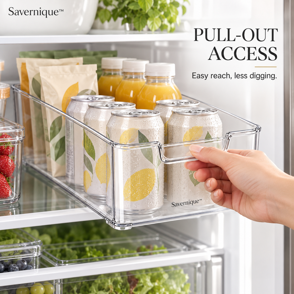 Savernique™ Fridge Organizer Bin