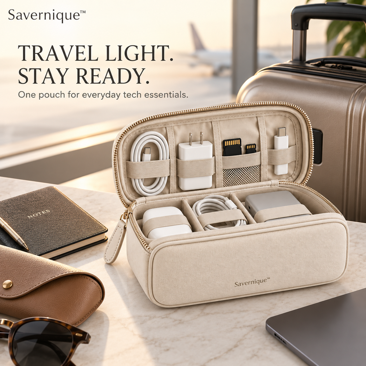 Savernique™ Tech Organizer Pouch