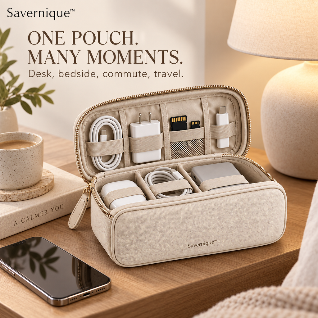 Savernique™ Tech Organizer Pouch
