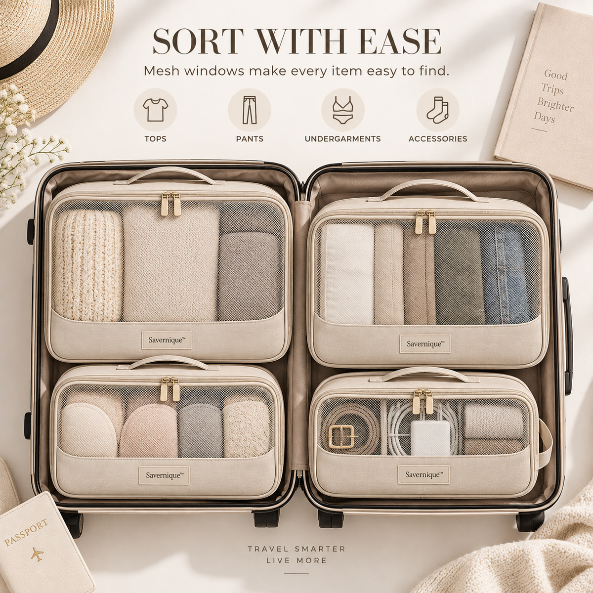 Savernique™ Travel Packing Cube Set
