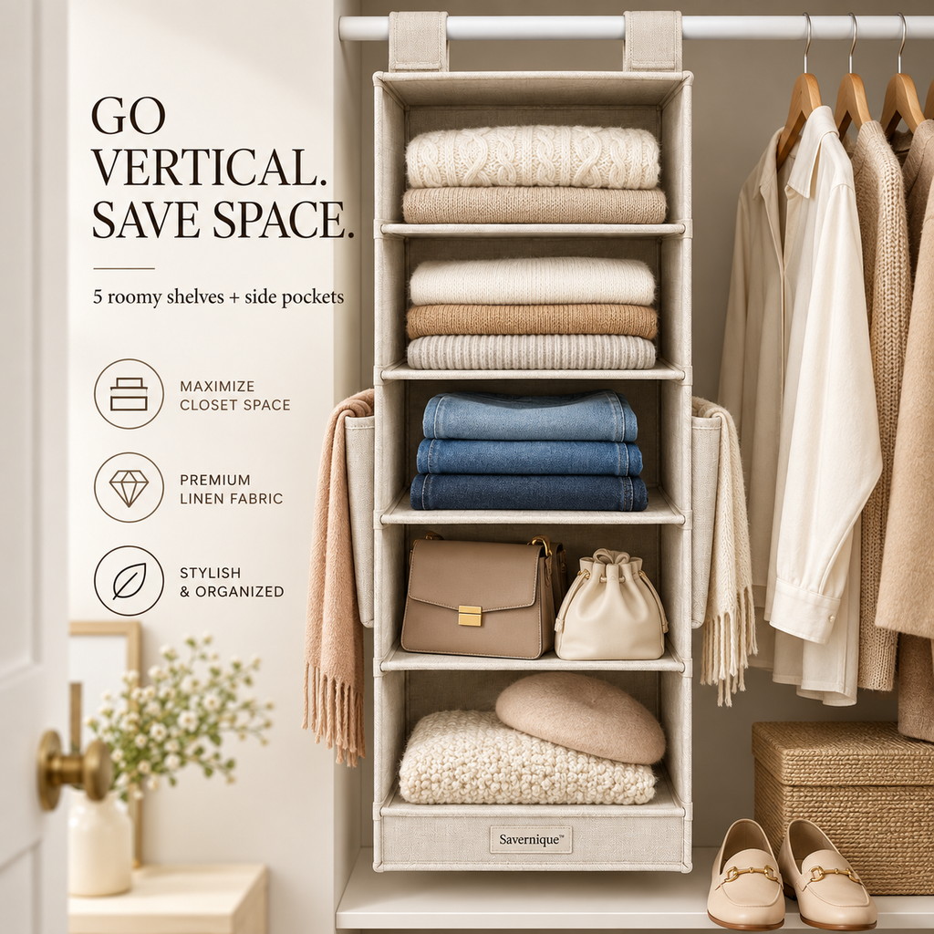 Savernique™ Hanging Closet Organizer